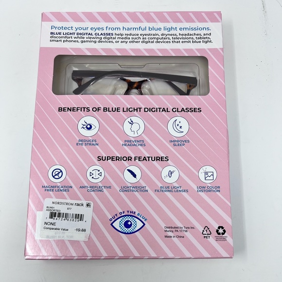 Blue Light Blocking Glasses | NIB - Picture 2 of 5